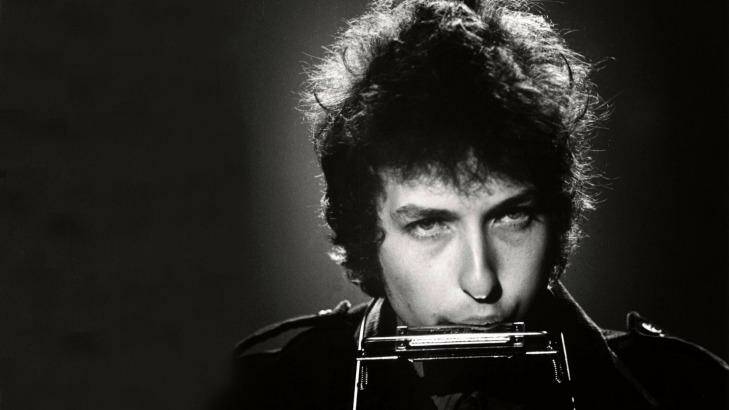 The young Bob Dylan performing on TV. Photo: Val Wilmer