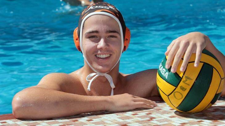 "So, so lucky": National water polo player Nick Dempsey. Photo: The Border Mail