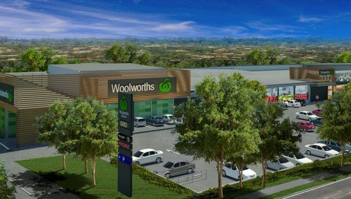 An artist's impression of the new Woolworths at the Glenrose Village Shopping Centre, 54-56 Glen Street, Belrose.