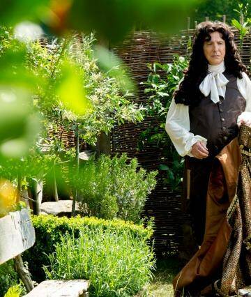 Alan Rickman as Louis XIV in <i>A Little Chaos</i>. Photo: Alex Bailey
