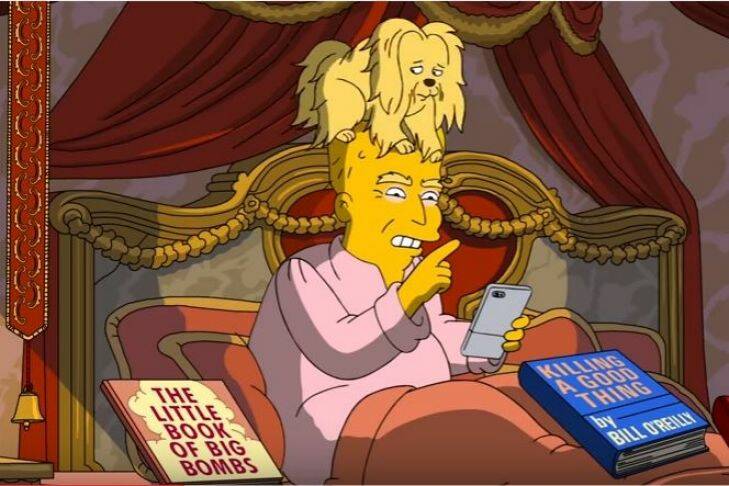 The Simpsons tackles the first 100 days of Trump - and it's the stuff of nightmares