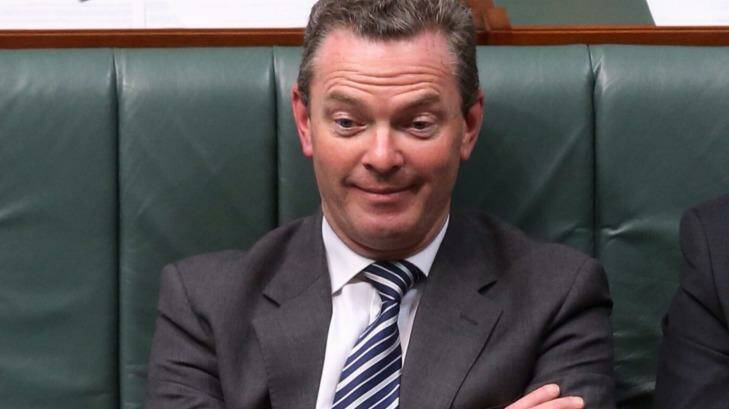 Retreating: Education Minister Christopher Pyne. Photo: Andrew Meares