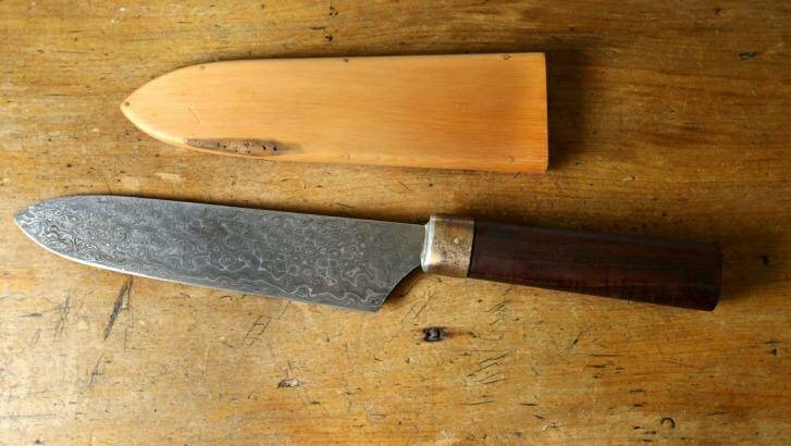 Knife by John Hounslow-Robinson. Photo: Simone De Peak 