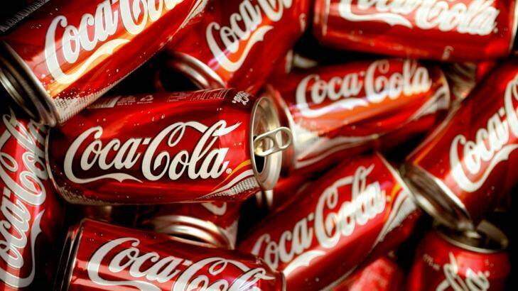 Don't blame us, just get moving: The company has funded research that played down the role of Coke products in the spread of obesity.  Photo: Viki Lascaris