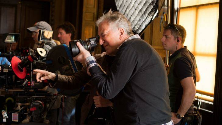 Alan Rickman directs A Little Chaos. Photo: Alex Bailey