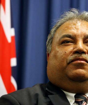 President of the Republic of Nauru Baron Waqa. Photo: Michelle Smith
