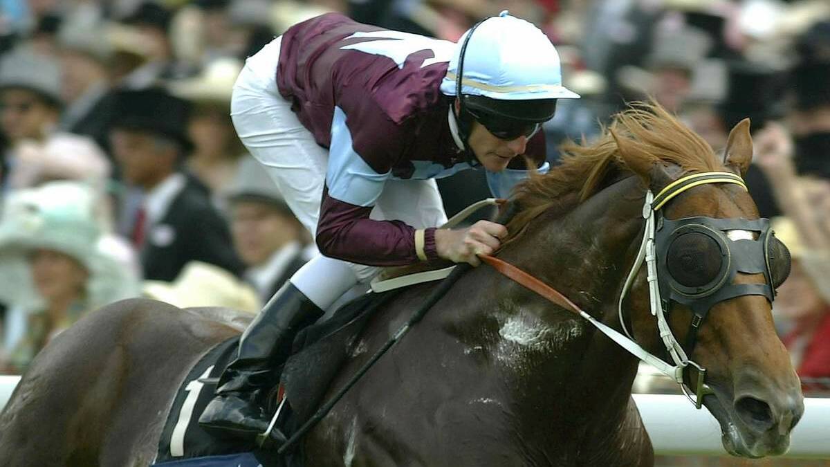 Johnny Murtagh and the Australian-trained Choisir win the King's Stand Stakes on the first day of Royal Ascot held at Ascot Racecourse June 17, 2003 in Ascot, England. Choisir, who ran at 25-1 odds, is the first Australian to win at the prestigious event.  (Photo by Julian Herbert/Getty Images)