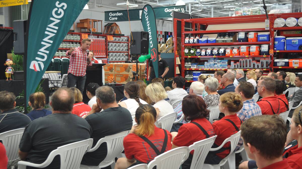 Jason Hodges shared some stories on home improvement with guests. 