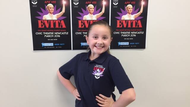 RISING STAR: Eve Baird will perform in Evita at the Civic Theatre in March.