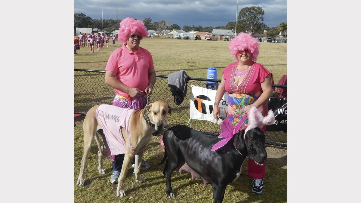 The Abermain Hawks ladies' day on July 19 raised funds for the Hunter Breast Cancer Foundation.