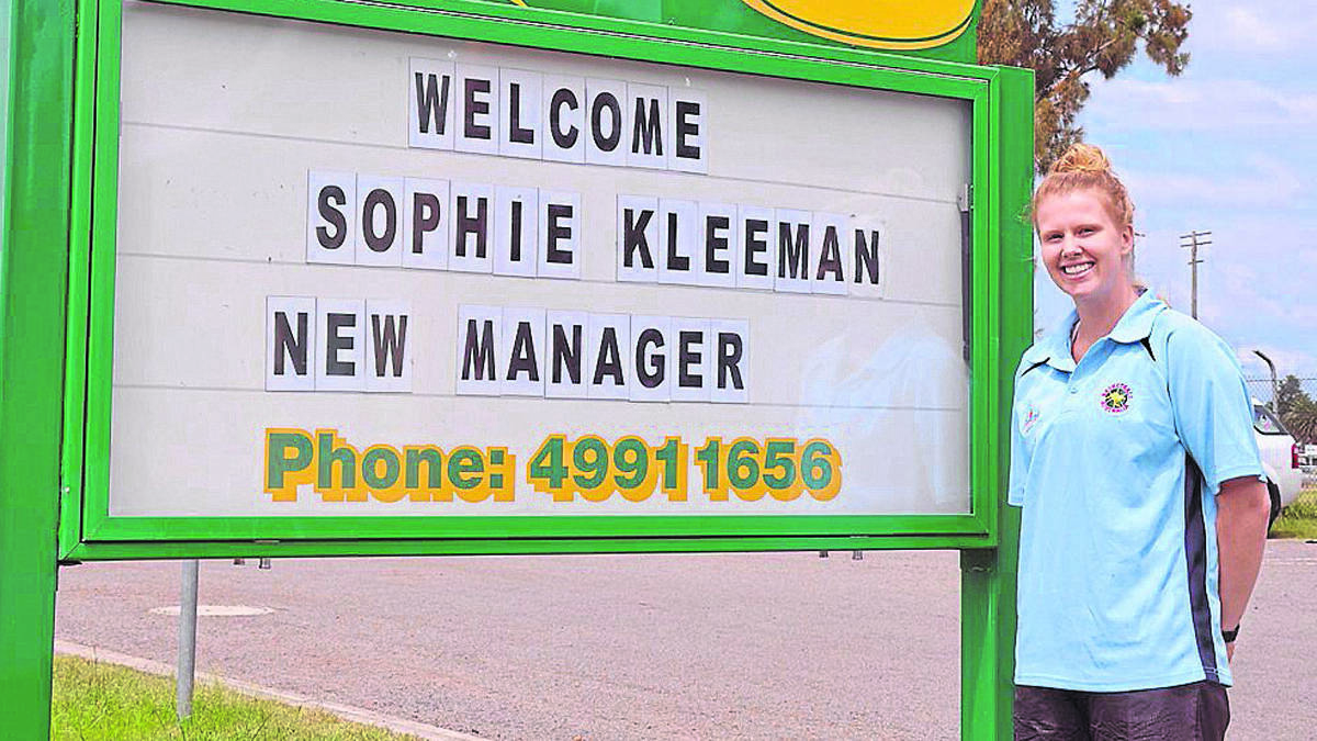 IMPRESSED: Newcastle Hunters basketballer Sophie Kleeman is the new manager at Cessnock Civic Indoor Sports Centre.