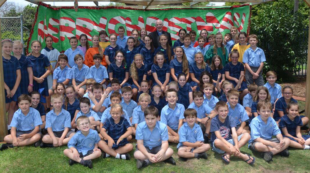 To mark the advent season and in preparation for the Christmas break, Bishop Bill Wright delivered his Christmas message to students and parishioners at Holy Spirit Primary School, Kurri. 