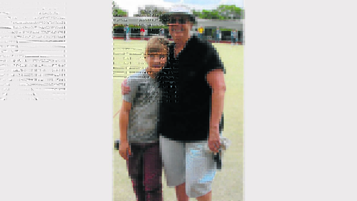 MAY - Lawn bowler Marion Crump (pictured with 10-year-old grandson Jonas) earned herself a spot on the senior finalists’ list after qualifying for the Australian Singles Indoor Titles, to be held at Tweed Heads in July.
