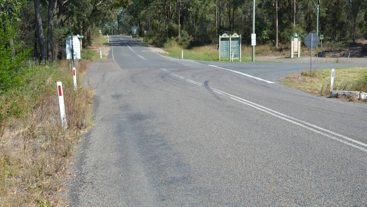UPGRADE: The intersection of Broke and Hermitage Roads, where roadworks will start in November.