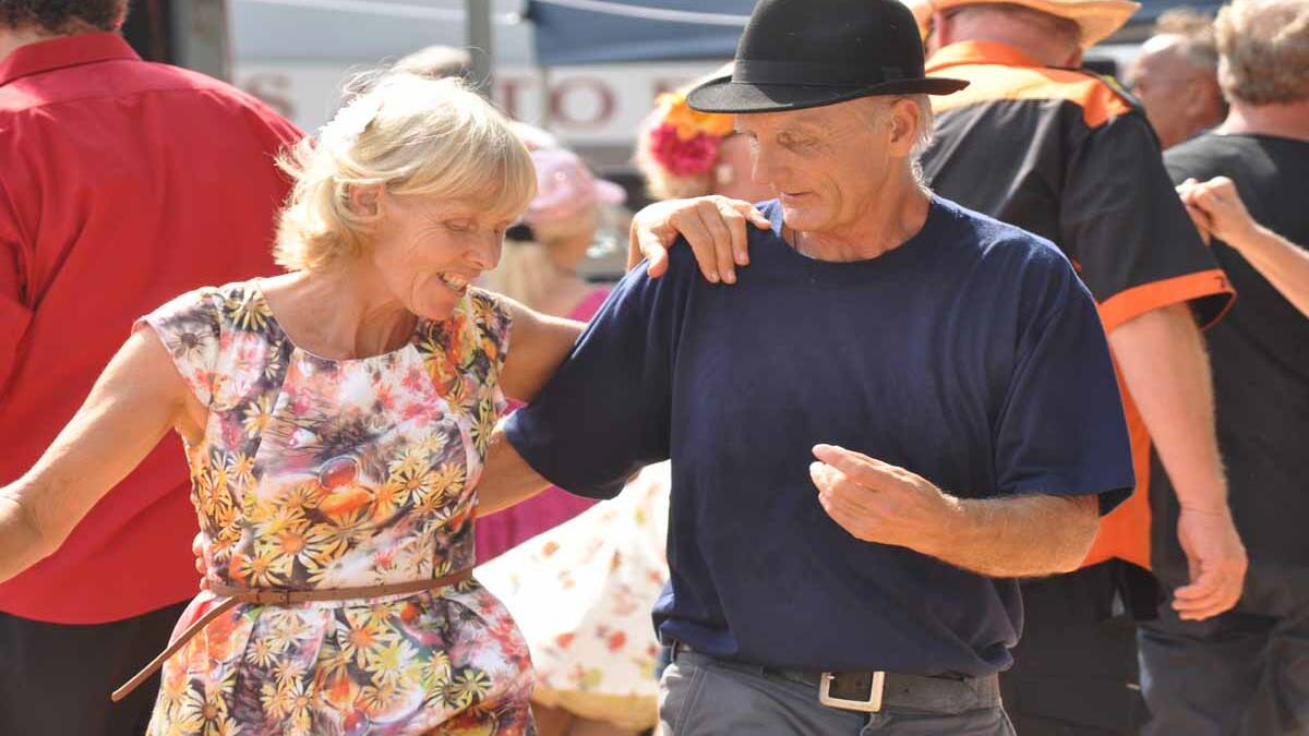 Hilary and Don Stritch from the Blue Mountains took to the dance floor for the Just For Fun dance competition. 