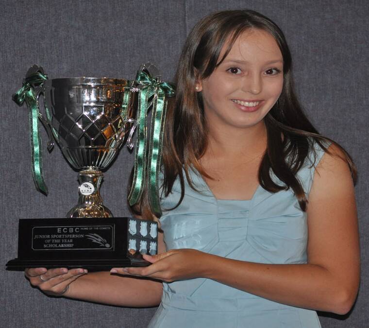 Archer Ella Hugo was the winner of the inaugural East Cessnock Bowling Club Junior Scholarship. 