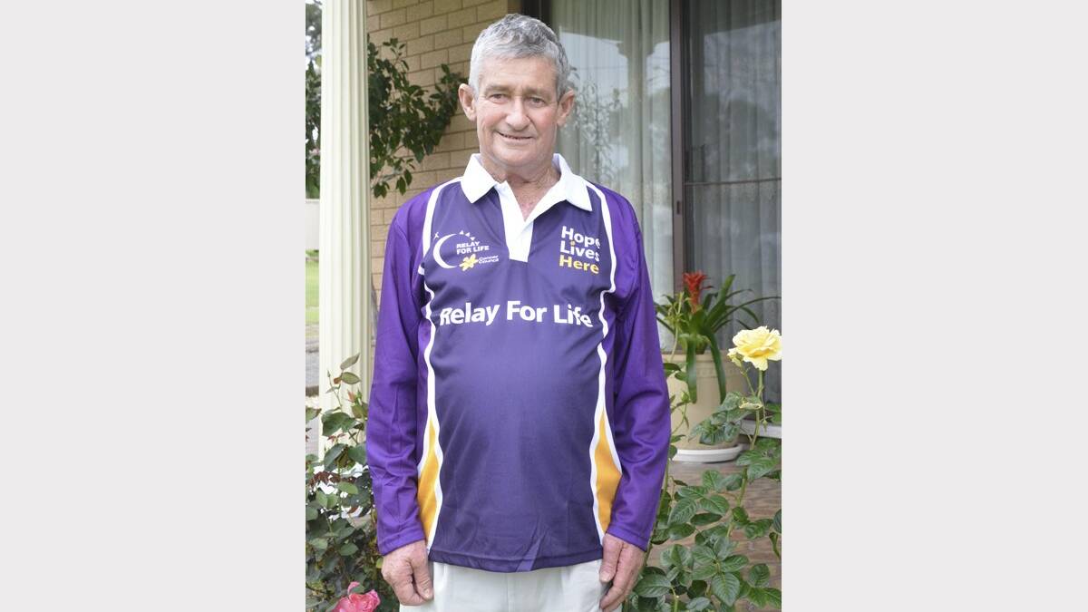 FIGHTER: Kurri resident Col Brown is the ‘Face of Relay’ for this year’s Cessnock Relay For Life.
