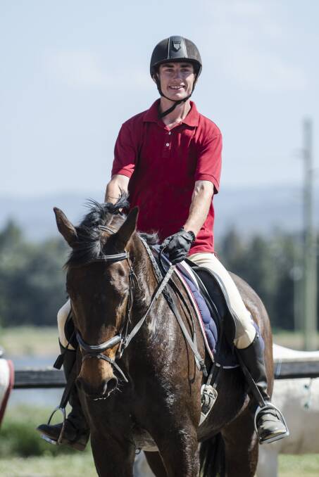 PASSION: Kyle Chapman and his horse Andy. Photo by Danii Lalchere, DJ Lalchere Photography. 
