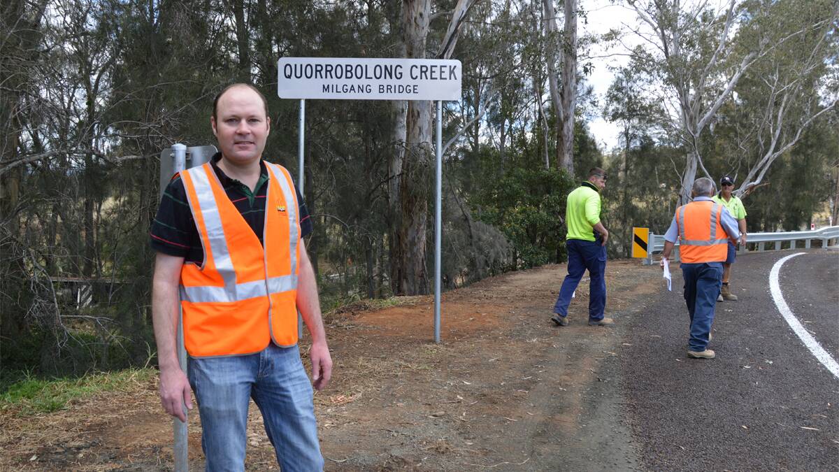 Cessnock councillor James Hawkins (pictured at Milgang Bridge on Monday) will start his term as deputy mayor on October 1.