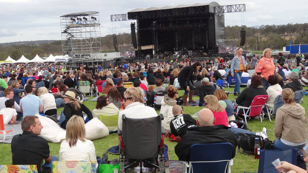 ATTRACTION: Vineyard concerts are a big drawcard for tourists coming to the area.
