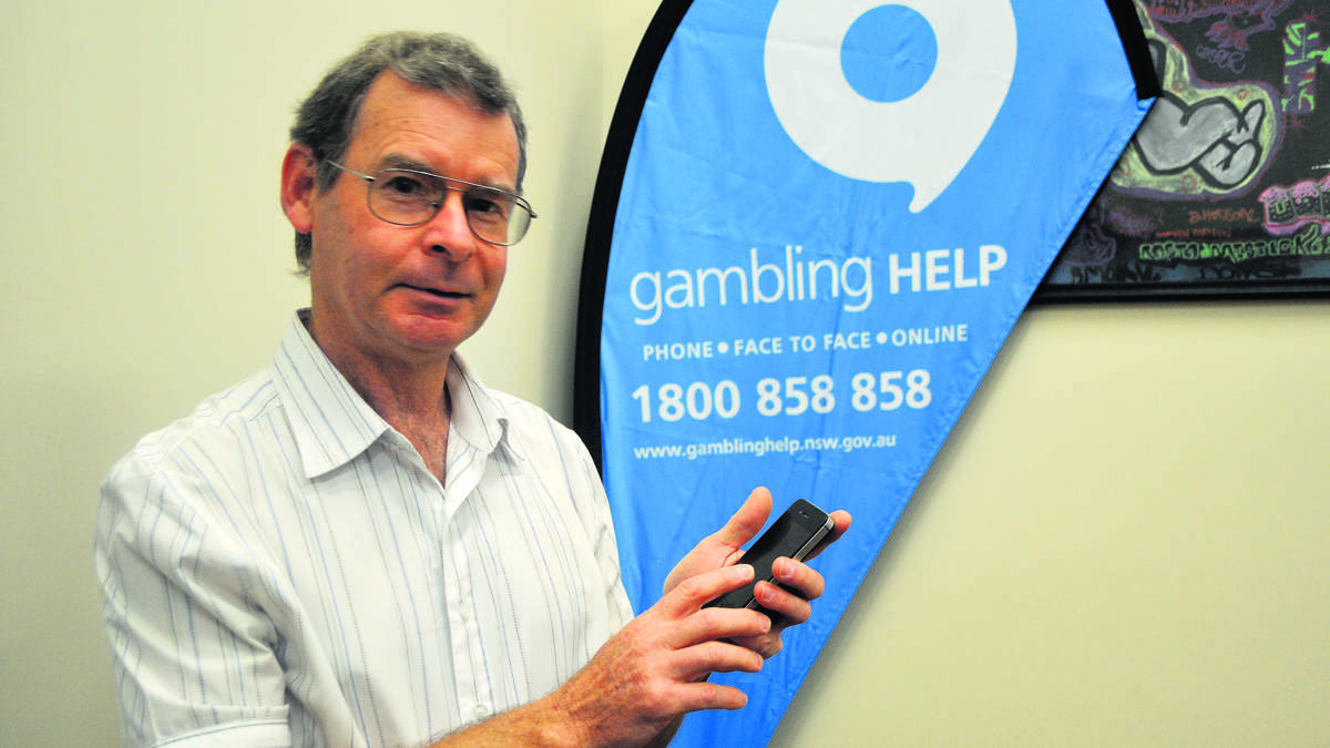 HELP IS AVAILABLE: Cessnock-based Gambling Help counsellor Graeme Penney.