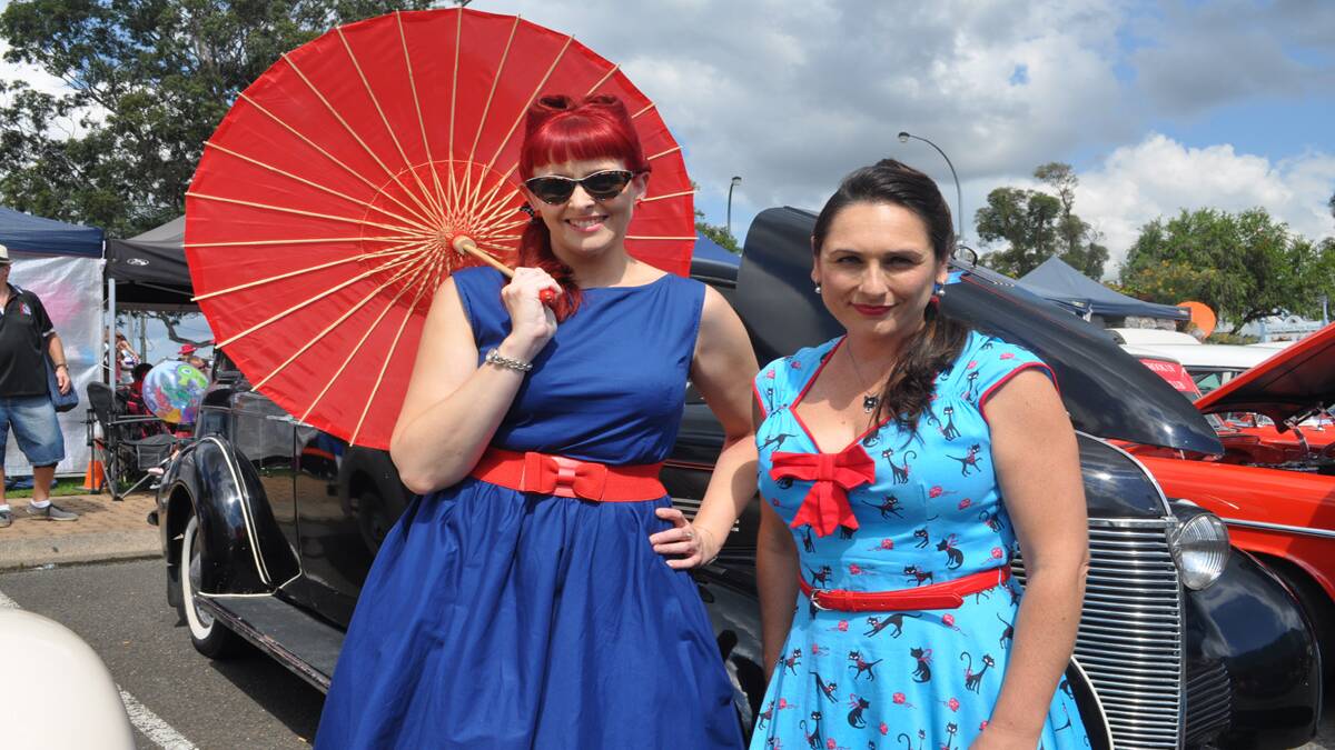 Sandy Veigel and Rachael Caruana from Muswellbrook. 
