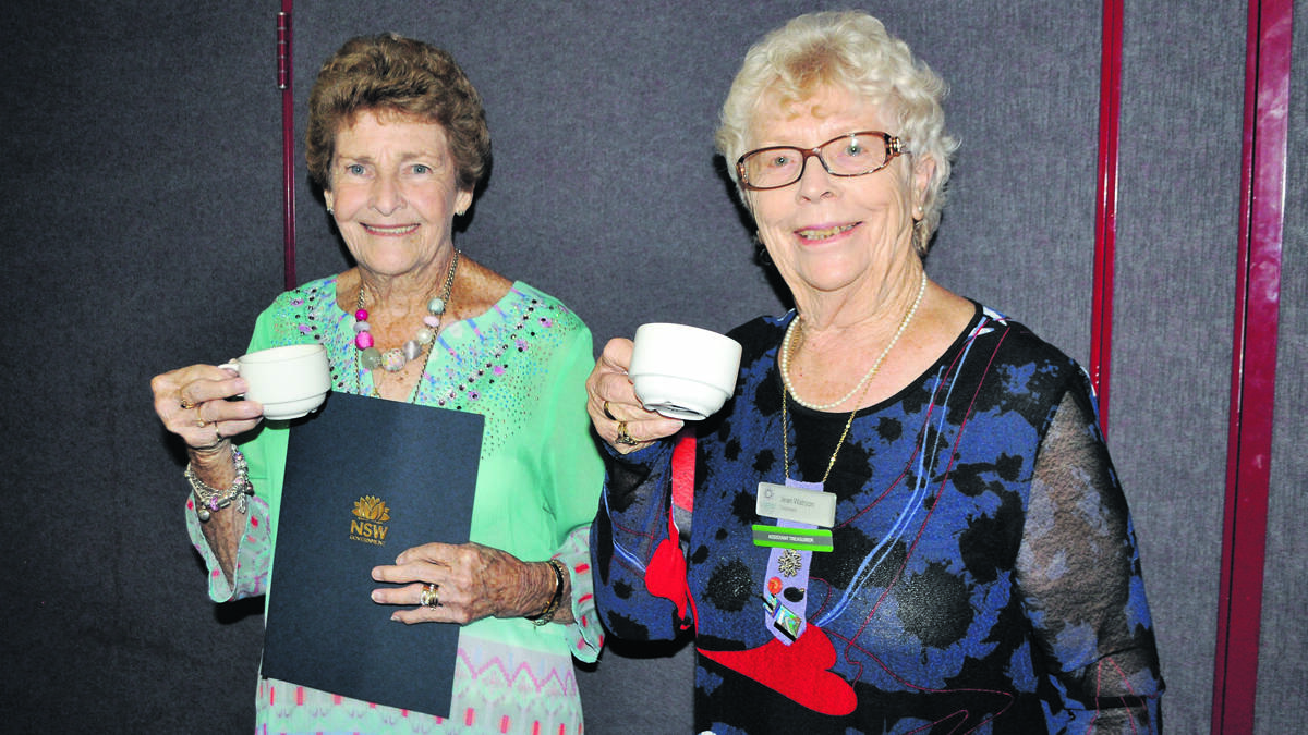 TREASURES: Joan McNaughton and Jean Watson (both of Cessnock) have been named on the NSW Hidden Treasures Honour Roll.