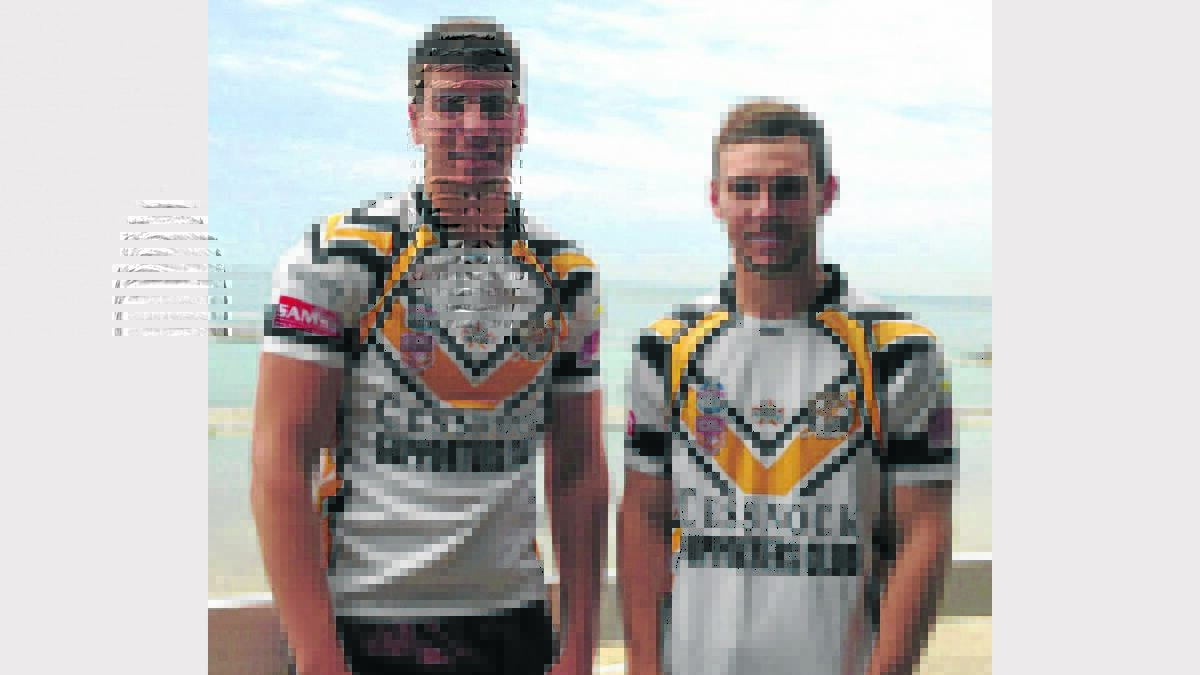 NOVEMBER - Cessnock Goannas under-18s teammates Eli Levido and Jordan Stratton were also named as junior finalists after they both earned trials with National Rugby League clubs - Eli with the Wests Tigers and Jordan with the Penrith Panthers.