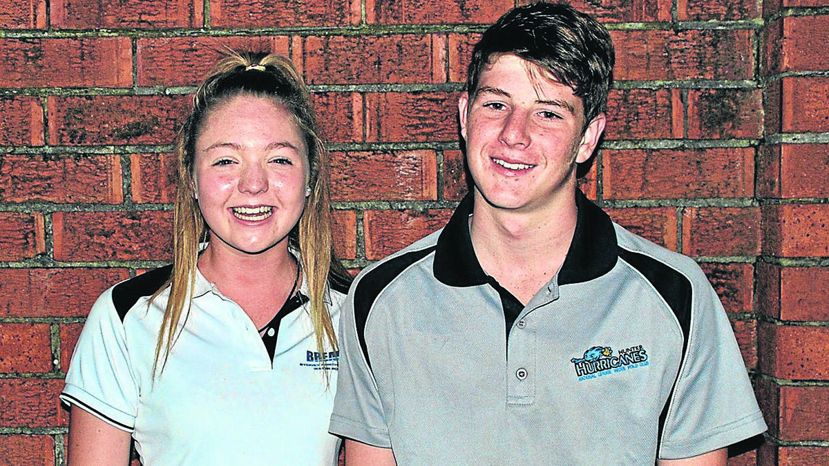 APRIL - Local water polo players Hannah Phillips and Jake Robinson are junior finalists after both were selected in the NSW under 16-years Country water polo squads.