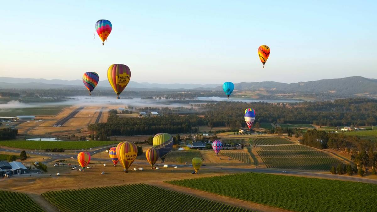 SPECTACULAR: The Hunter Valley Balloon Fiesta is on this weekend.