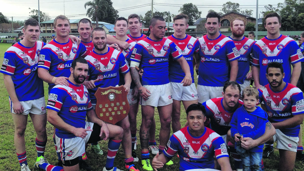 ONE-UP: The Bulldogs retained the Mercury Shield with their win over Maitland on Saturday.