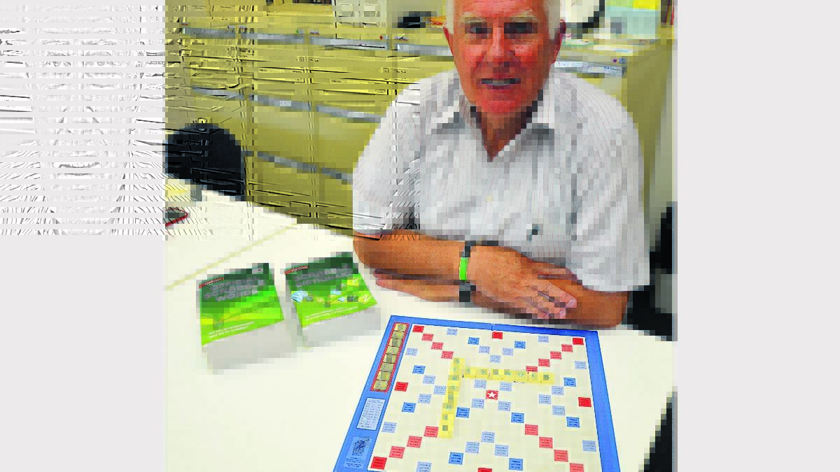 FUN: NSW Scrabble Club vice-president Bob Jackman is calling for local residents to set up a scrabble club in Cessnock