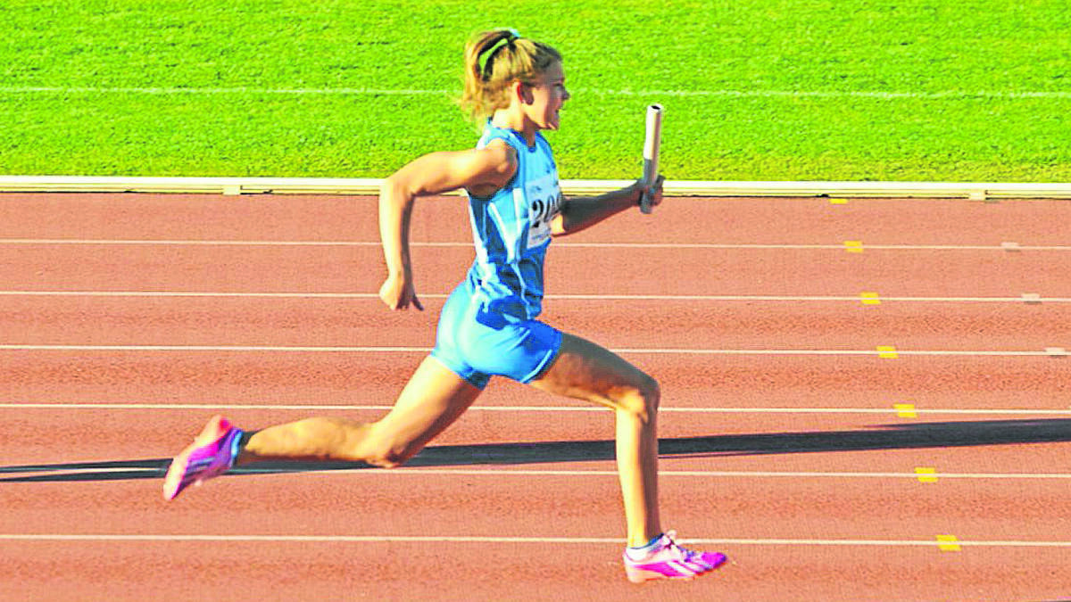 APRIL - Cessnock Little Athletics member Eva Neville is a junior finalist after she became the first athlete in the club’s history to compete at the National Little Athletics Championships (for under-13s) in Canberra. She was part of the NSW team that won gold in the 4x100m relay.