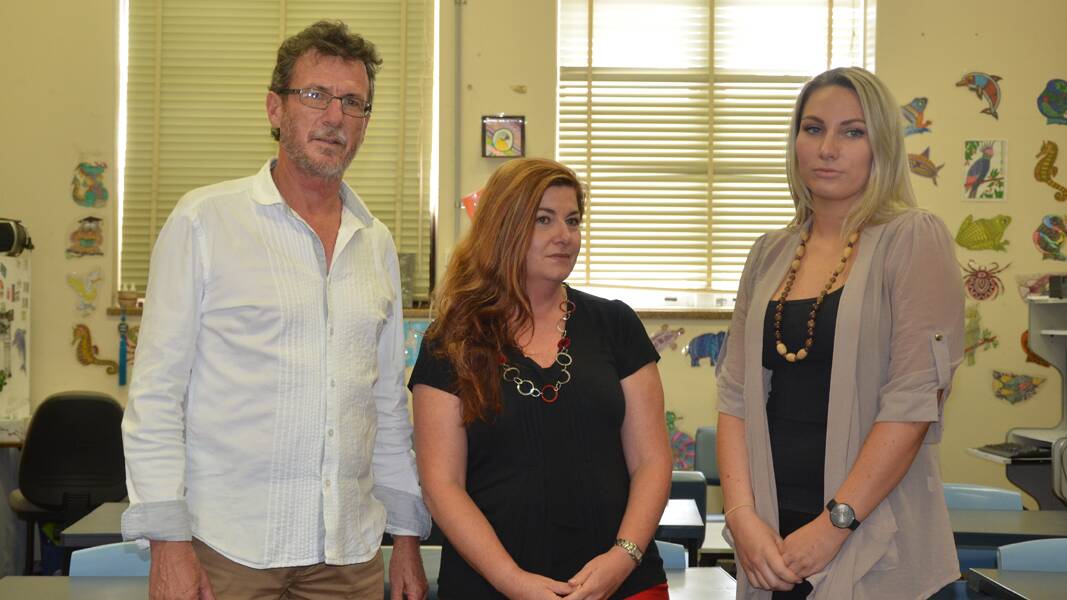 SHOCKED: Cessnock District Learning Centre representatives Ian Scanlon, Anne-Marie Doolan and Sarah Quirk said that they are in disbelief after missing out on state government funding. 