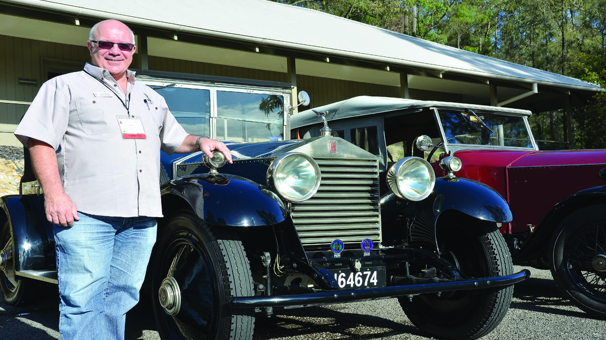 TOUR: Rolls-Royce Owners Club of Austral­ia president Kim Stapleton at Cypress Lakes.
