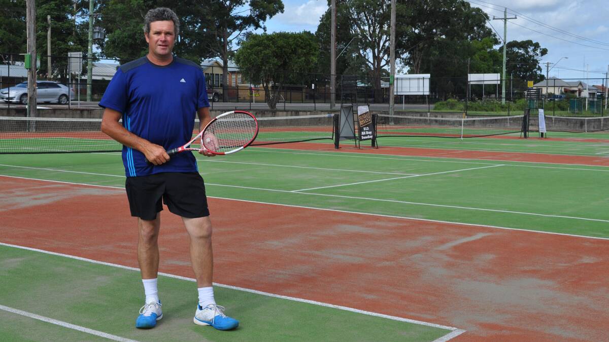 EXPERIENCED: Cessnock Tennis Club's new coach, Will O'Neil.