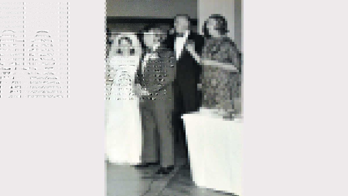 HONOURED: Mr. and Mrs. Jackson were toasted by  then Prime Minister Gough Whitlam and his wife Margaret on their wedding day in 1974.
The Whitlams attended the Cessnock Spastic Council’s Vintage Banquet at the Town Hall, which the Jacksons had originally booked for their reception.

