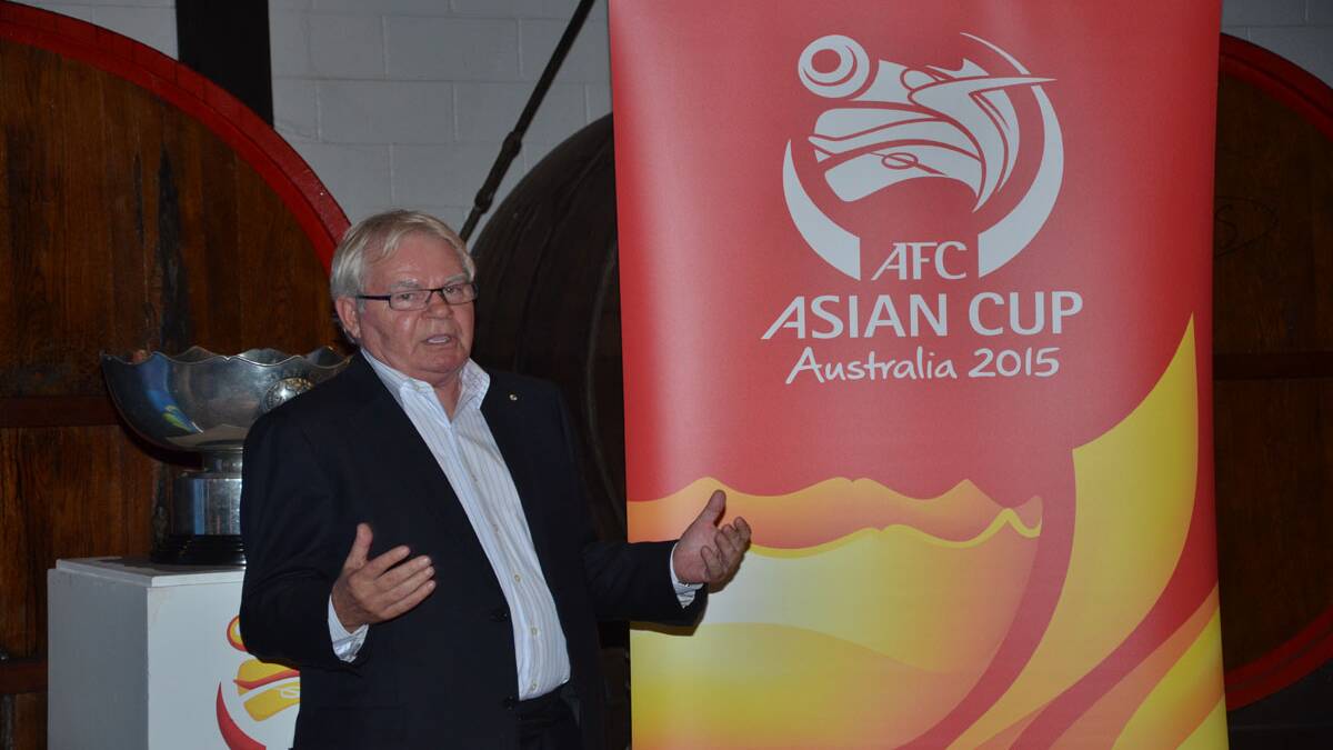 On Thursday the Great Cask Hall at Hope Estate played host to the AFC Asian Cup Roadshow, currently travelling throughout the Hunter region in anticipation of next year’s event. 