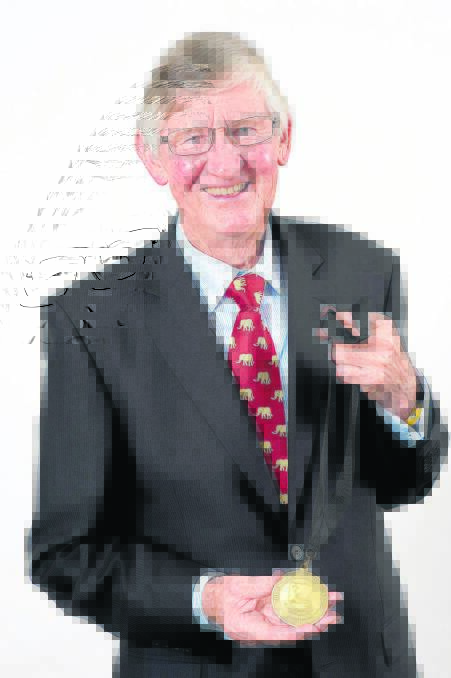 RECOGNITION: Geoff Bentley has received the University of Newcastle Alumni Medal. Photo courtesy of the University of Newcastle.