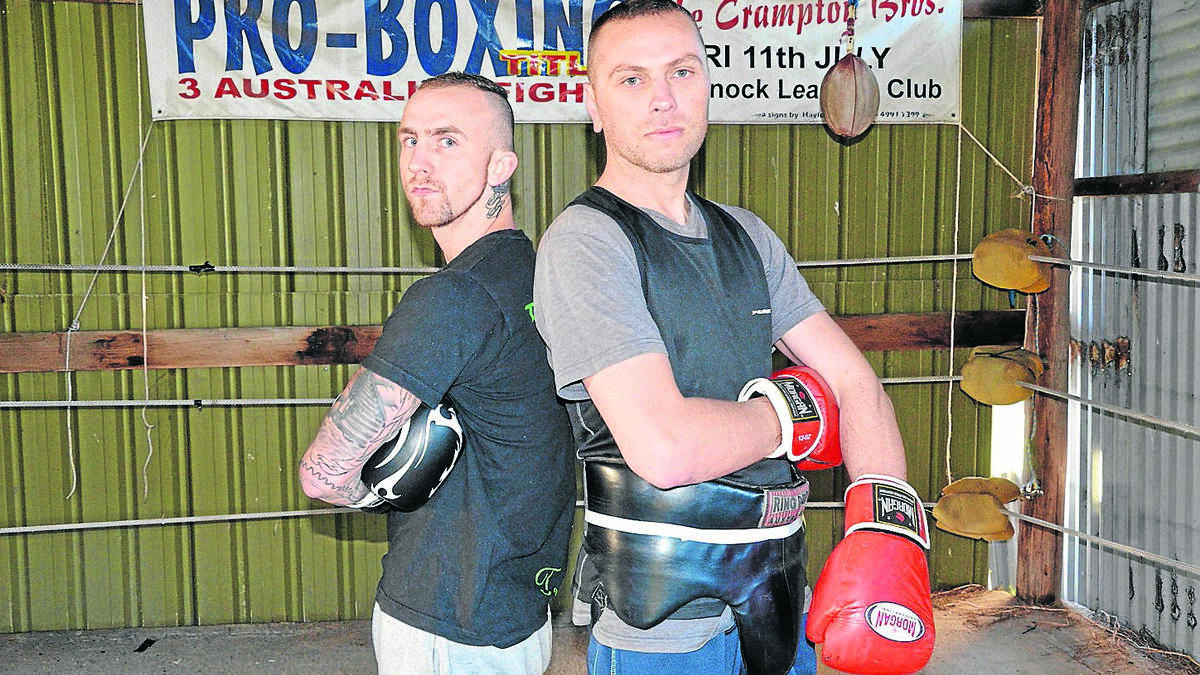 BIG EVENT: Tyson Lantry and Ben Crampton will be in action at the Hunter Jeep Fight Night on October 16.