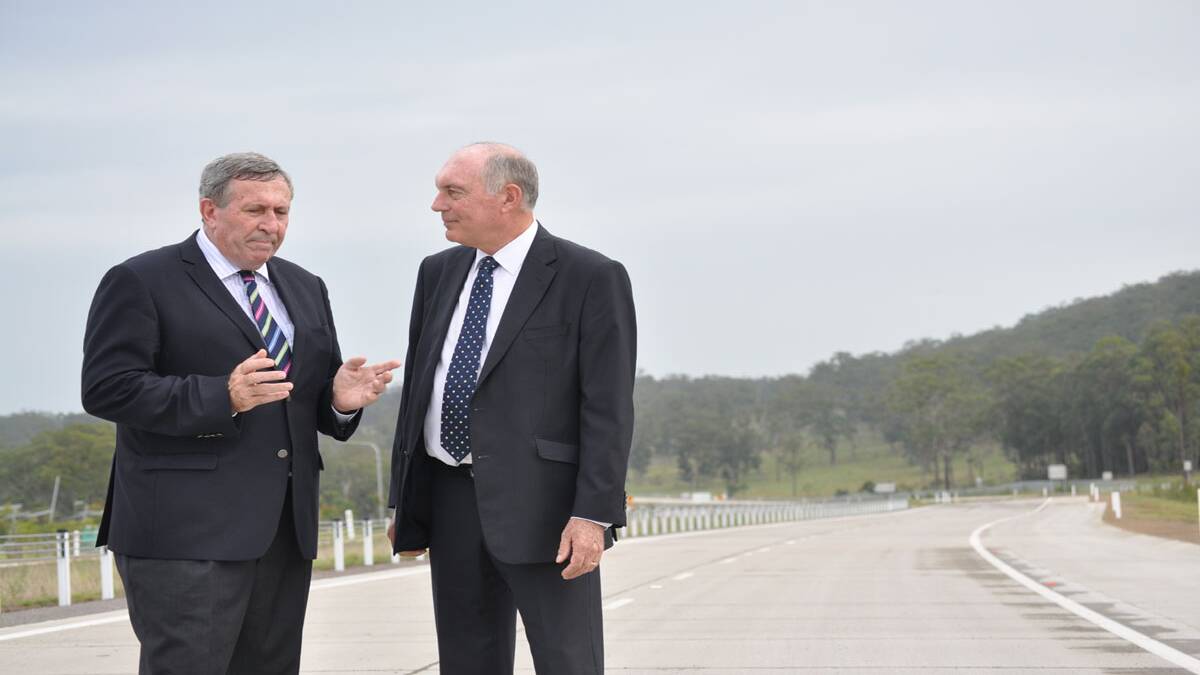 Minister for Roads and Ports, Duncan Gay and Deputy Prime Minister, Warren Truss. 