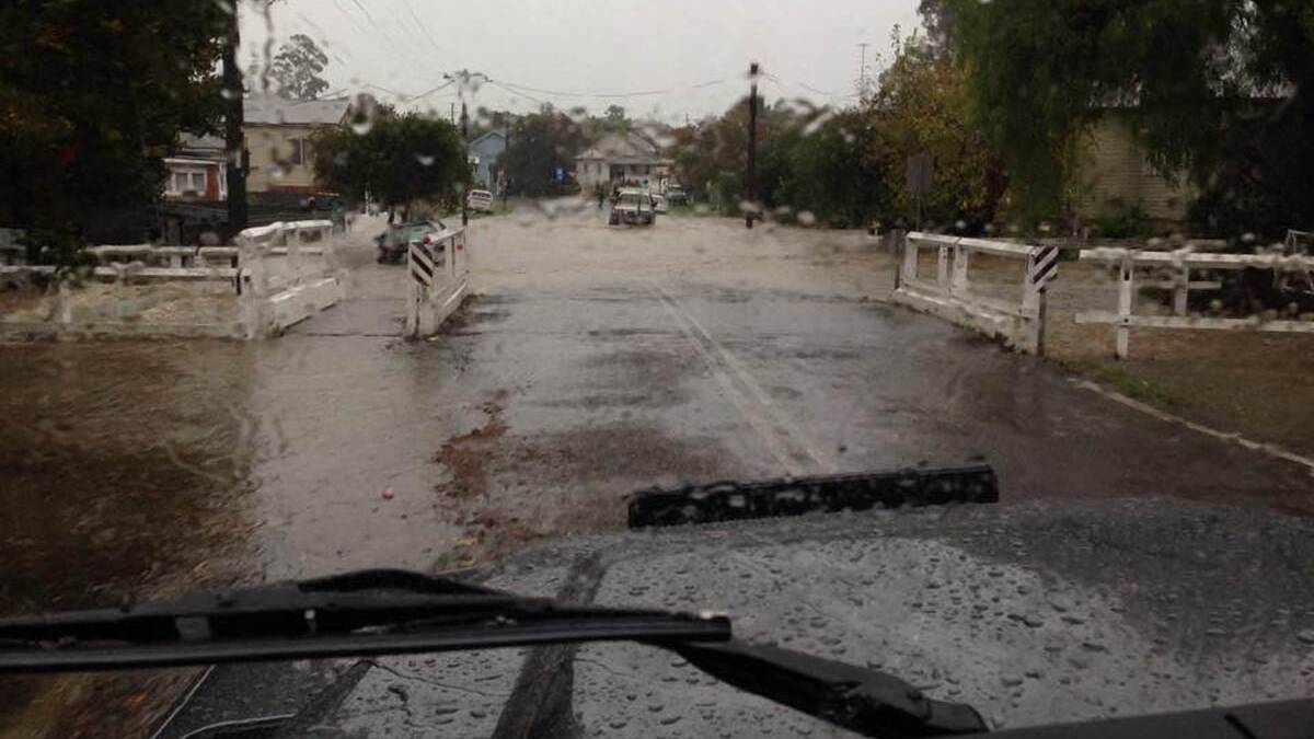 INTENSE: Cessnock received record level rainfall in April. Pic: Donna Sargent.