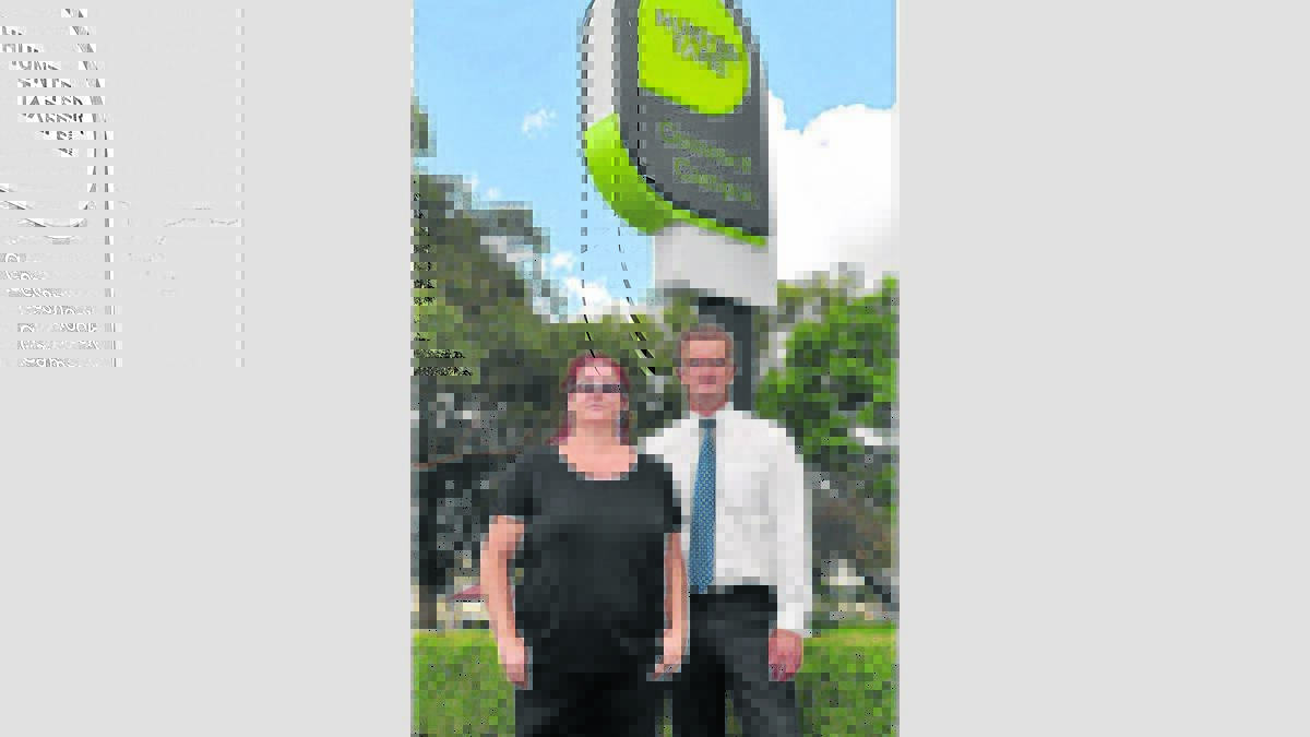 EXPENSIVE: Joanne Worthington raised her concerns about TAFE fees with Cessnock MP Clayton Barr.