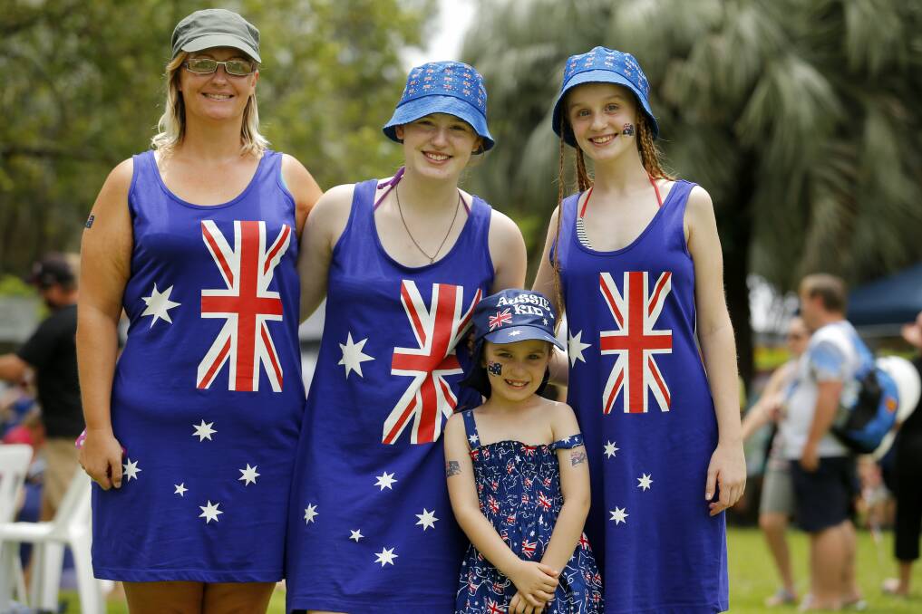 Australia Day celebrations in Maitland Park