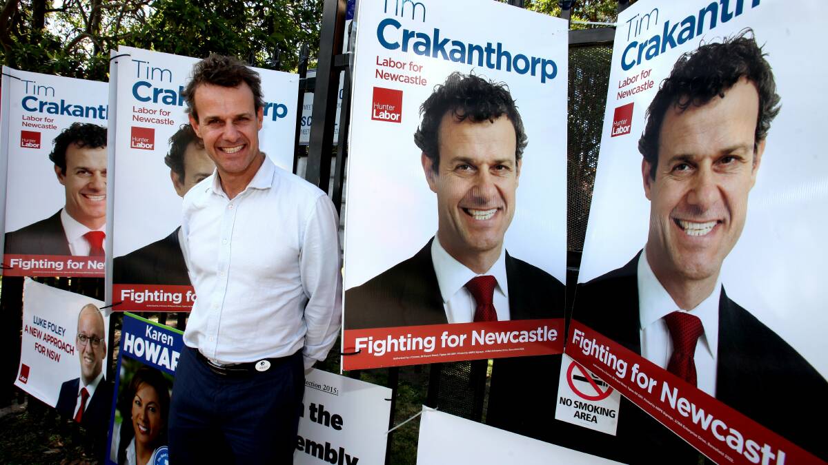 Early count has Labor's Tim Crakanthorp in front, will he last the distance? Picture: Phil Hearne