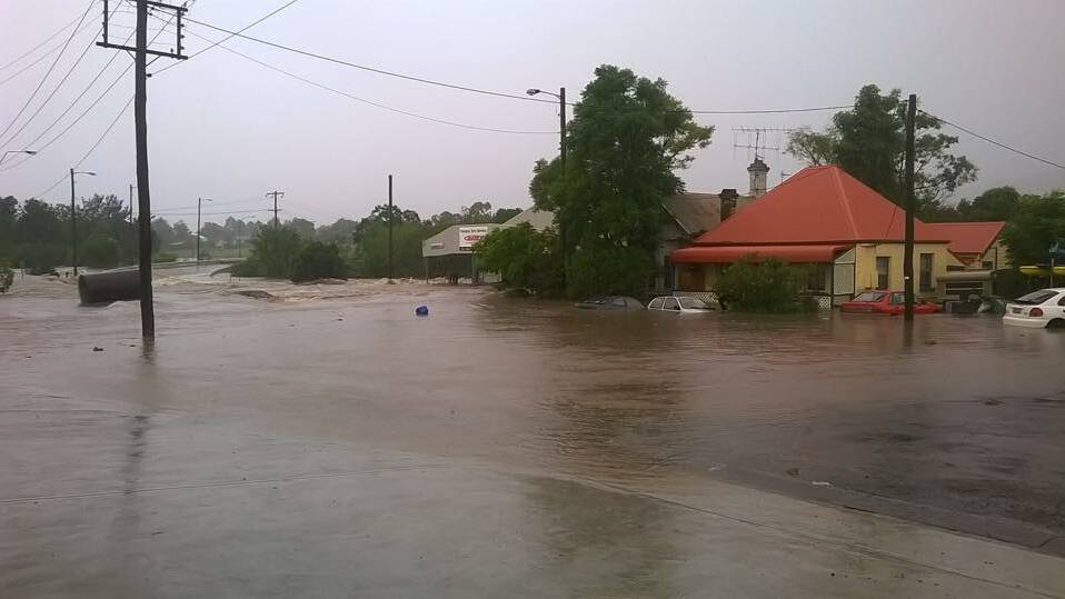 Dungog's Main St on Tuesday morning. Pic: Brodie White