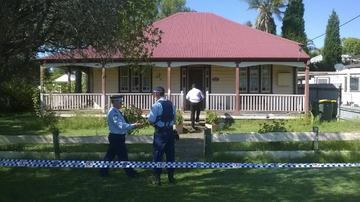 The home in Edgeworth Street, Cessnock where a man suffered multiple stab wounds before dying. 
