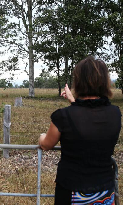 DEVELOPMENT CONCERN: A member of the Buchanan Rural Residents Group looks at the site of the proposed mosque on Buchanan Road. Picture: MARINA NEIL
