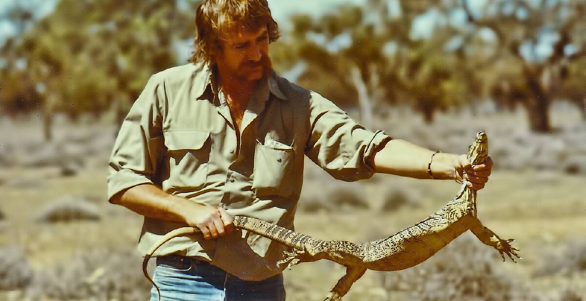 Rough-cut diamond: “Beat was Steve Irwin before Steve Irwin,” says Beating Around The Bush director Phil “Sandy” Lomas. Photos courtesy of Phil Lomas.