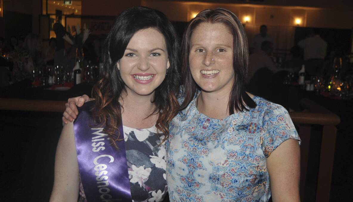 Miss Cessnock City, Taylah Turner with not-for-profit category winner Madison Main.